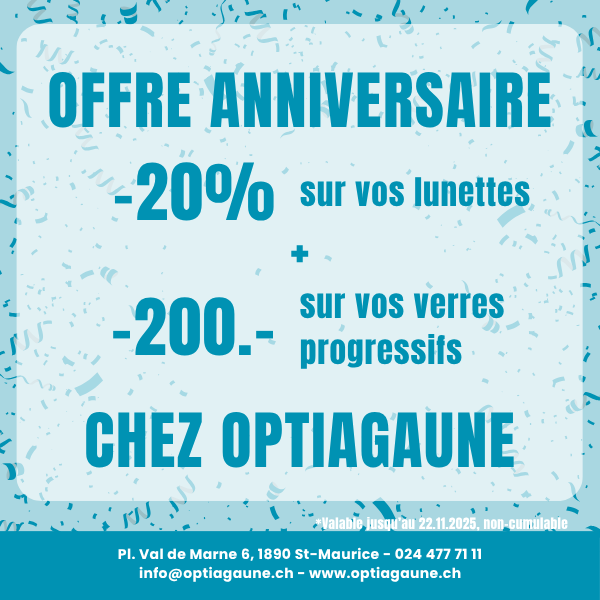 Offre 20ans POP UP Agaune